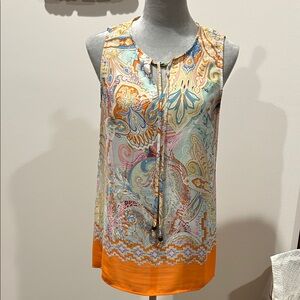 Saint Tropez West Multicolor Paisley Blouse
